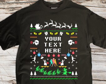 Broadway Gift Personalized Custom Broadway Ugly Christmas Sweater Broadway Christmas Sweater Broadway Musical Theatre Christmas T-Shirt