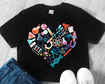 Science Shirt Science Gifts Science Teacher Shirt Stem Shirt Love Science Shirt Science T shirt Chemistry Shirts Chemistry Gifts