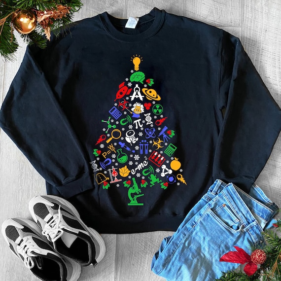 Science Gifts for Women Men Kids Ugly Science Christmas Sweater