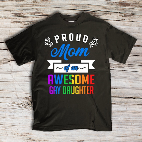 Womens Proud Mom Lgbt T-Shirt Womens Proud Mom Lgbt T-Shirt