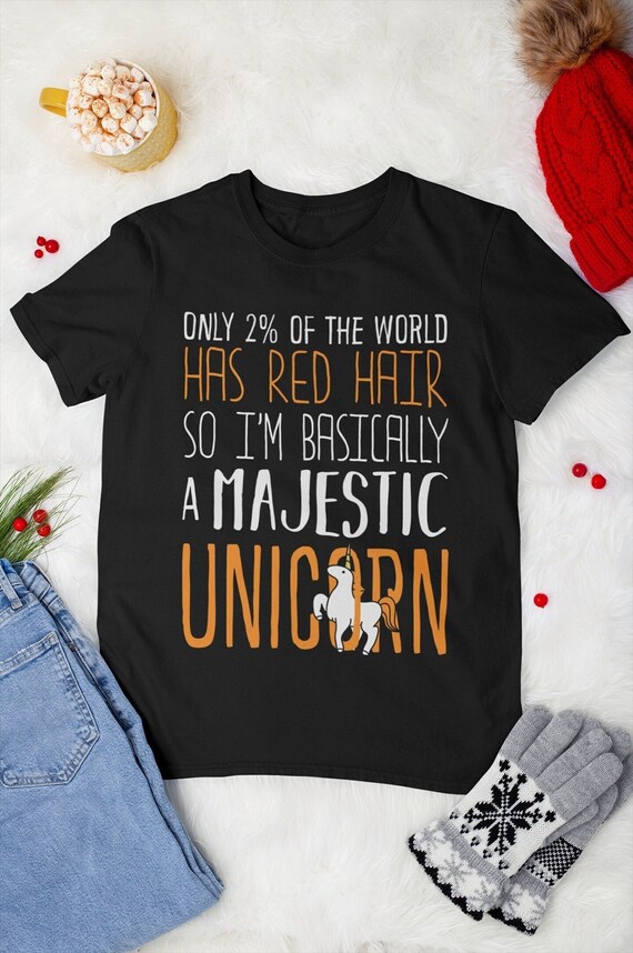 Only 2% Of The World Has Red Hair Redhead Ginger Shirt Gift Only 2% Of The World Has Red Hair Redhead Ginger Shirt Gift