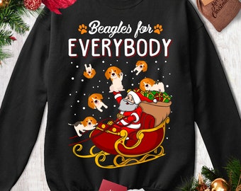 Ugly Beagle Christmas Sweater Beagle Christmas Sweatshirt Beagle Christmas Shirt Ugly Christmas Sweater Beagle Beagle Shirt Women