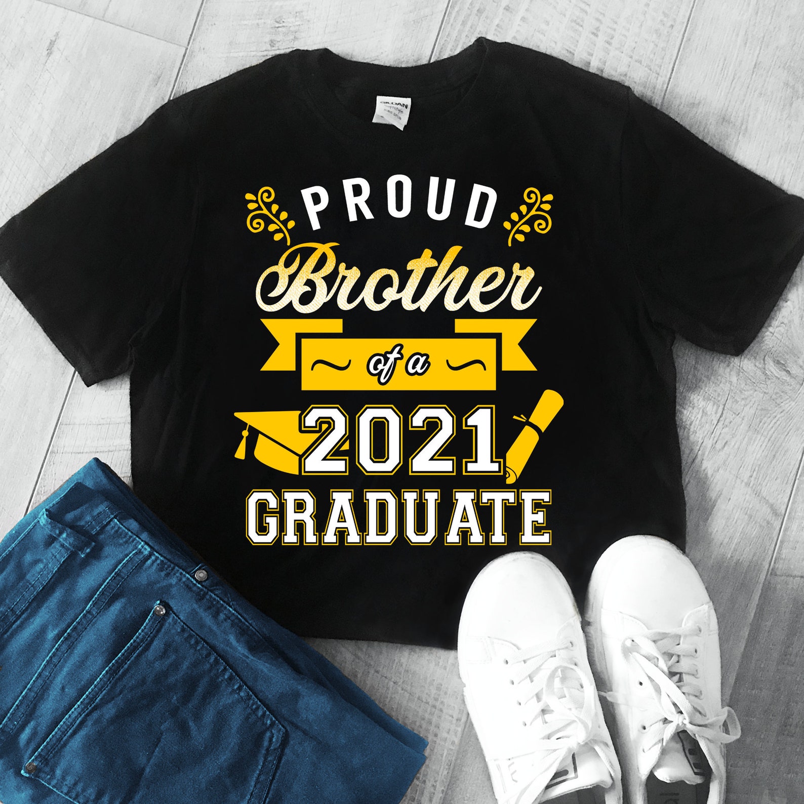 Senior Brother 2021 Shirt Senior Brother Shirt Proud Brother Etsy
