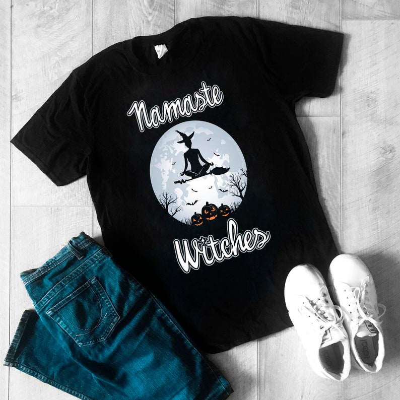 Namaste Witches Yoga T-shirt or Hoodie or Sweatshirt
