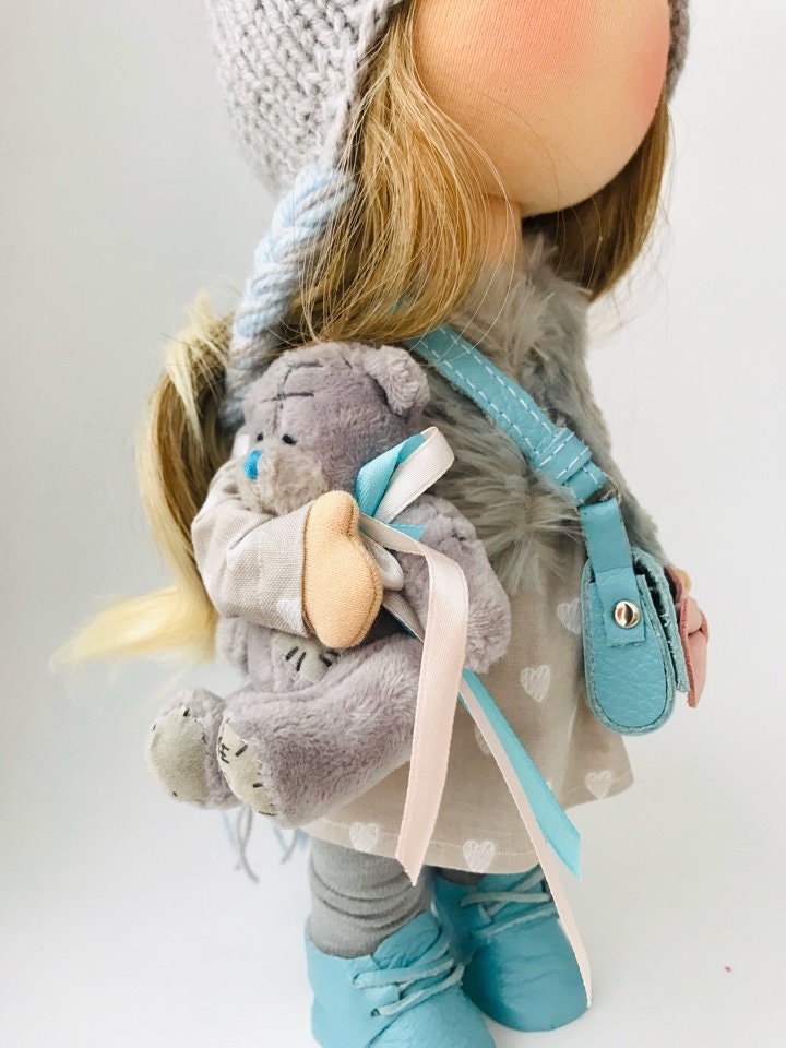 Rag doll. Sewing kit. Make doll. Blank rag doll. DIY set for Etsy