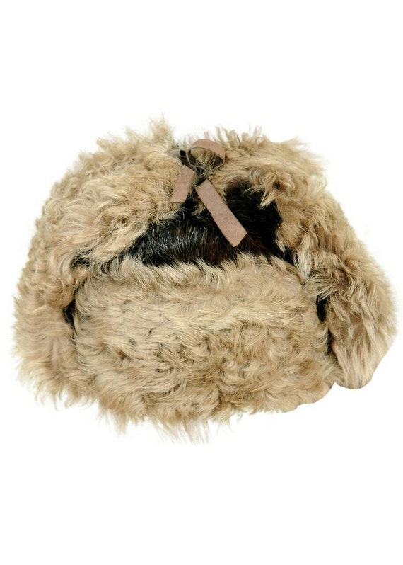 Russian Hat Real Nutria Fur Hat Real Sheep Fur Lining All Sizes