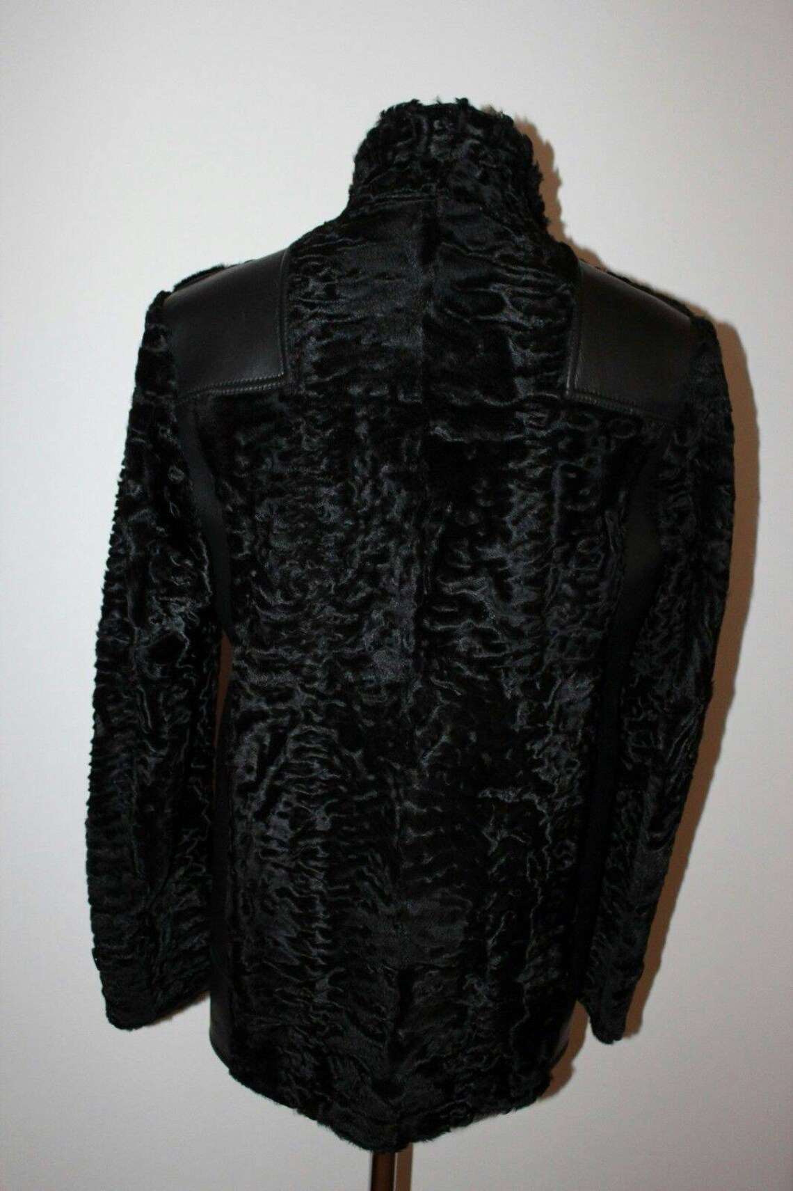 Men's Women's Black Broadtail Persian Lamb Fur coat | Etsy