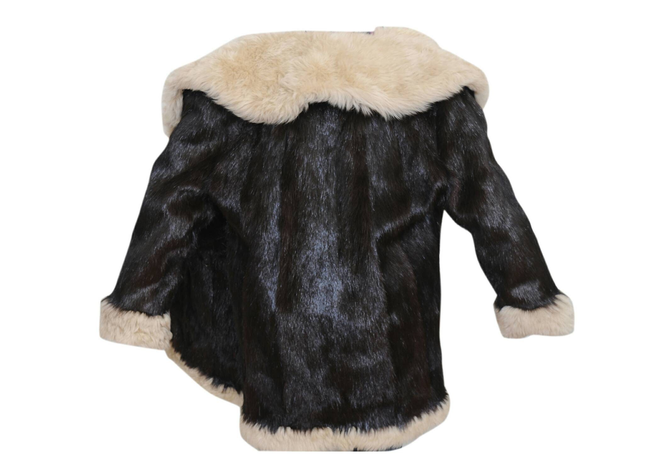 Diesel faux top fur coat