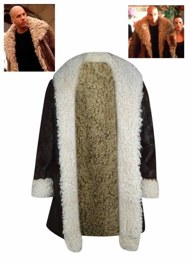 VIN DIESEL Real Nutria Abrigo de piel de pelo largo con | Etsy México