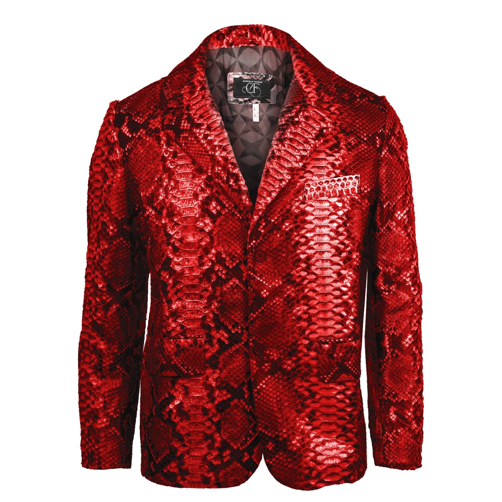 Guniune Python Snake Skins Hides Jacket Coat New With Tags Men's