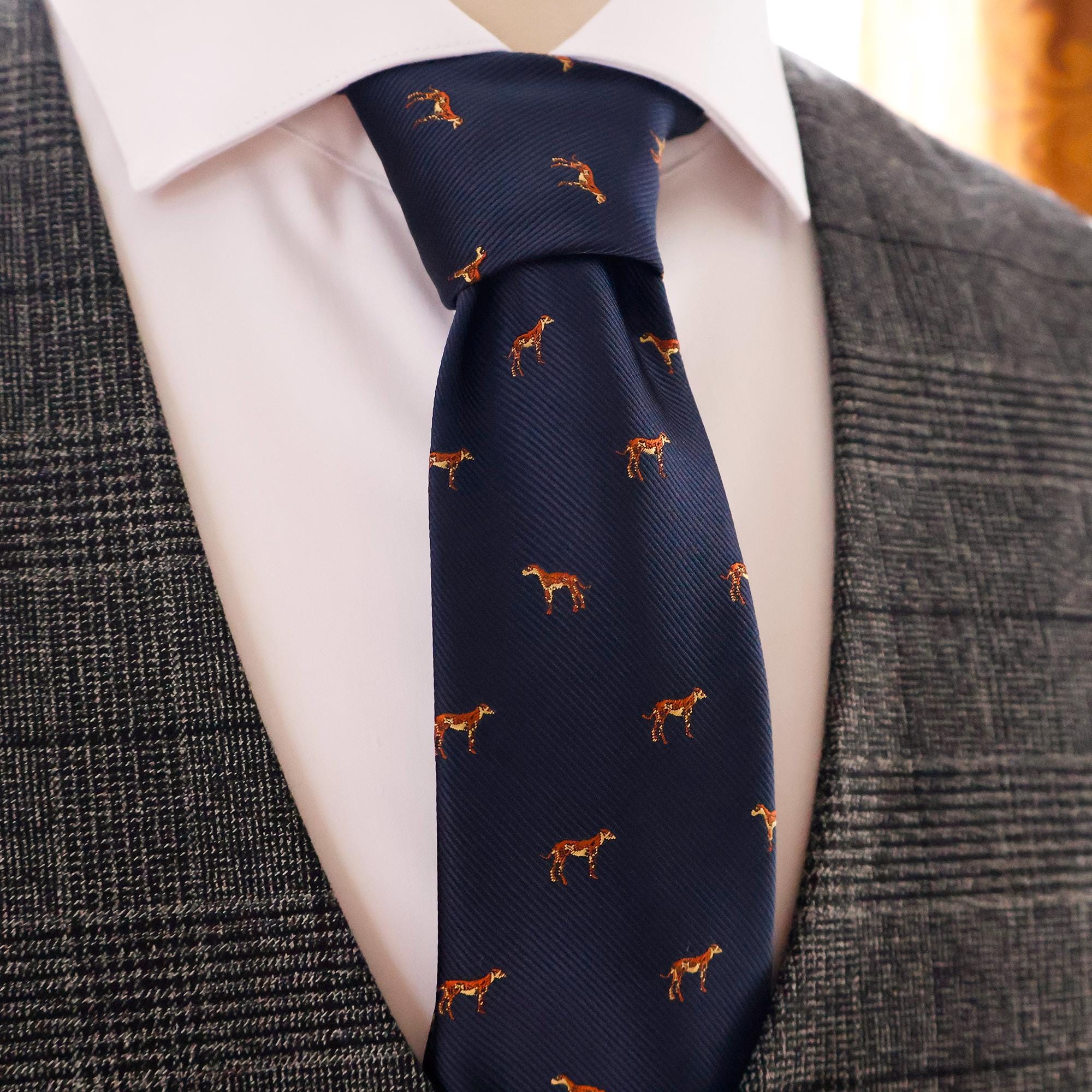 hunting themed neckties