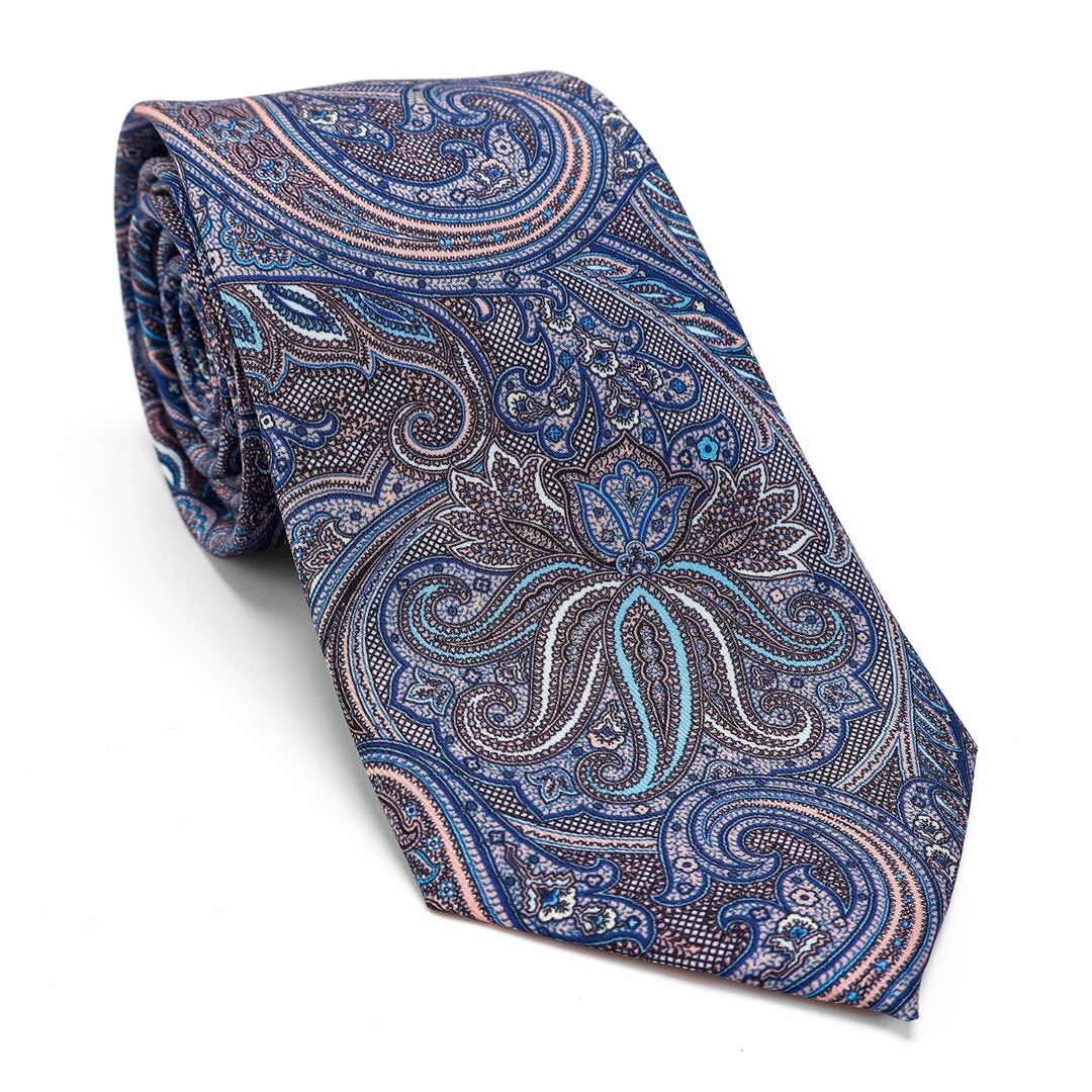 mens dusty blue tie