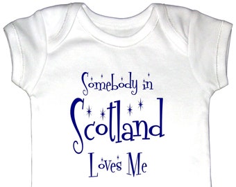 Costume I love my scottish momie-Maman Écosse à thème baby grow mère 