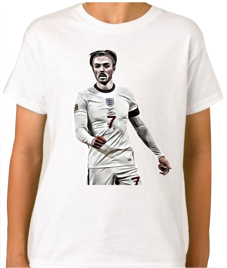 Jack Grealish England Football Childrens T Shirt Kids Soccer - Etsy