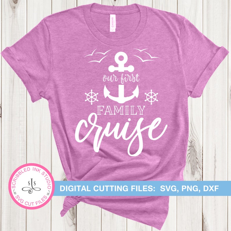 Download Our first family cruise SVG cut file Family matching shirts | Etsy