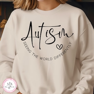 Autism Seeing The World Differently Svg, Autism awareness Svg, Mental Health Svg,  Autism quote Svg