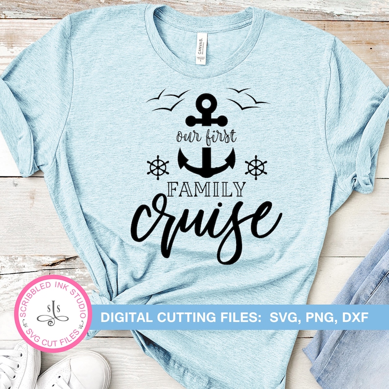 Download Our first family cruise SVG cut file Family matching ...