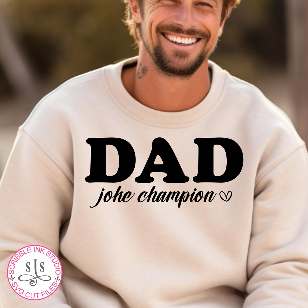 Dad Joke Champion Svg, Fathers Day Svg, Dad Jokes Svg - Etsy