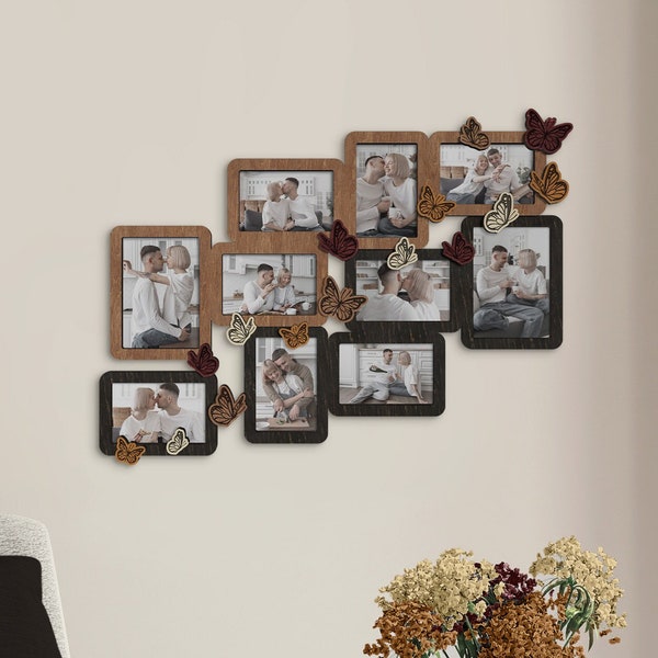 Multi Photo Frame Etsy