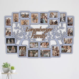 Large picture frame collage Big photo frame Family tree collage Custom collage Frame picture frames wall photo Extra large wall art Multiple