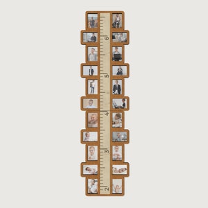 Personalisierte Kinder Messlatte Danksagungsgeschenk Bilderrahmen Collage Kinderzimmer Zimmer Dekor Foto Wand Galerie Benutzerdefinierte Holz Messlatte