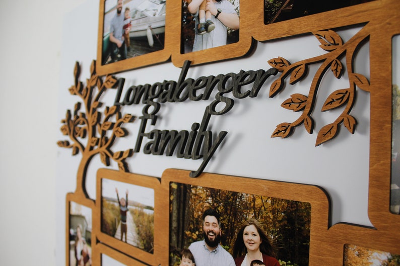 Photo Family Collage Picture Frame Christmas Gifts Etsy