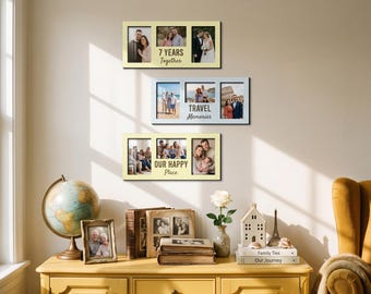 Custom Picture Collage Frame – Personalized Memory Display for Family Photo, Milestones & Special Moments