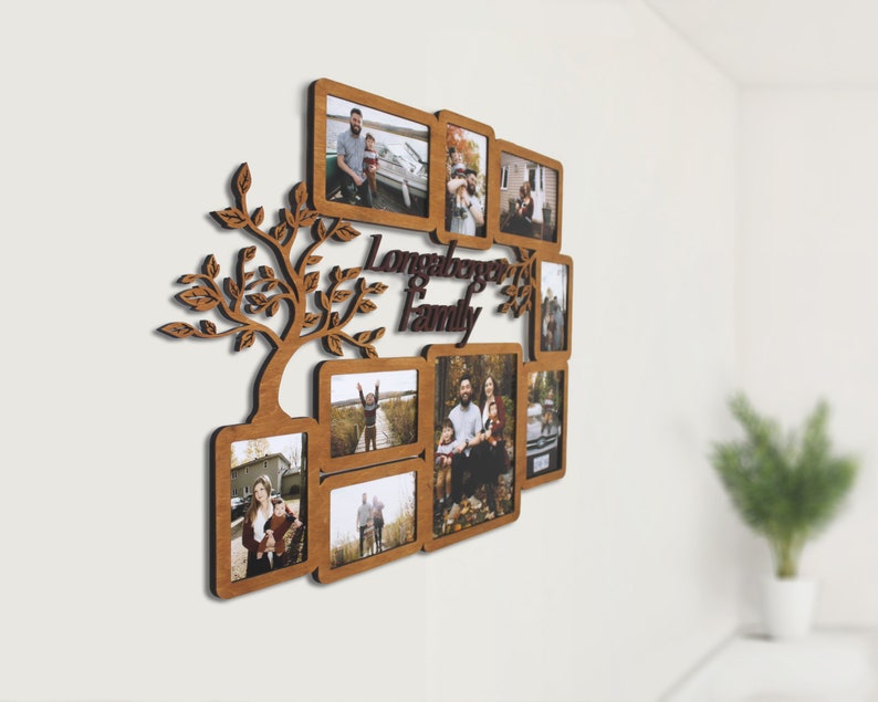 Photo Family Collage Picture Frame Christmas Gifts Etsy