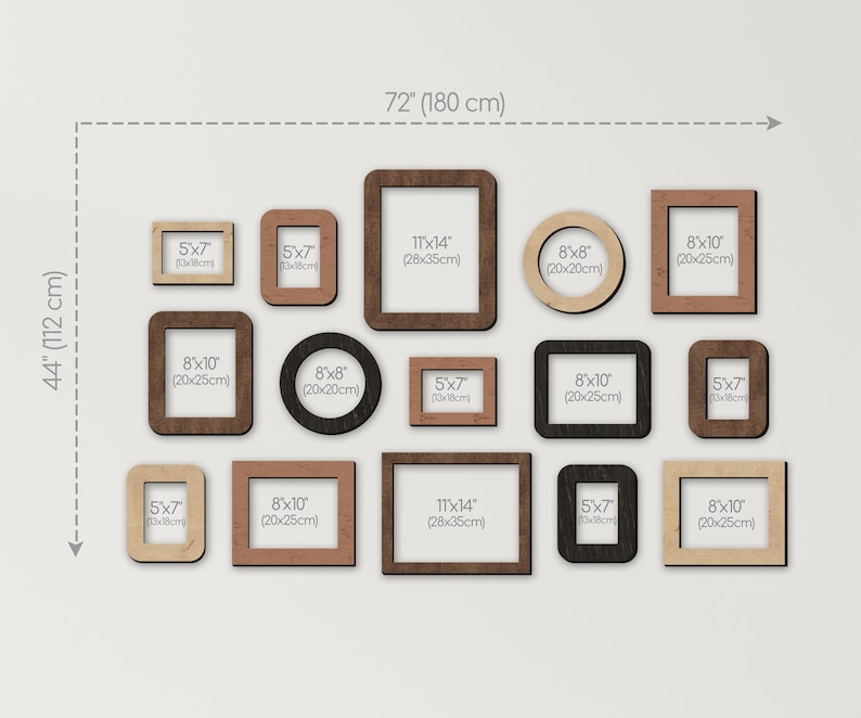 Bookworm Frame Reading Room Gallery Wall Frame Set – Custom Large Picture Frames for ...