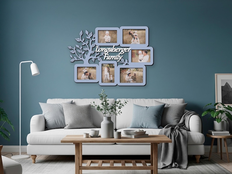 Frame picture frames wall photo M-size Family tree collage Collage picture frame Bilderrahmen collage Photo collage frame Wooden family tree