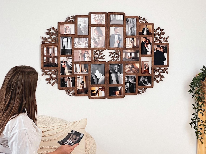 Custom Split Photo Frame Collage Thanksgiving Gift Picture Frame ...