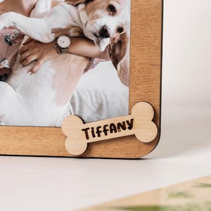 Personalized Beagle Photo Frame Custom Home Decor for Dog Mom & Dad Dog ...
