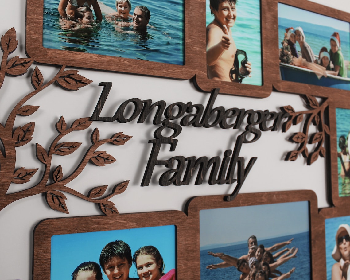 Large picture frame collage Big photo frame Family tree Etsy