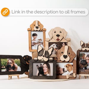 Personalized Beagle Photo Frame Custom Home Decor for Dog Mom & Dad Dog ...