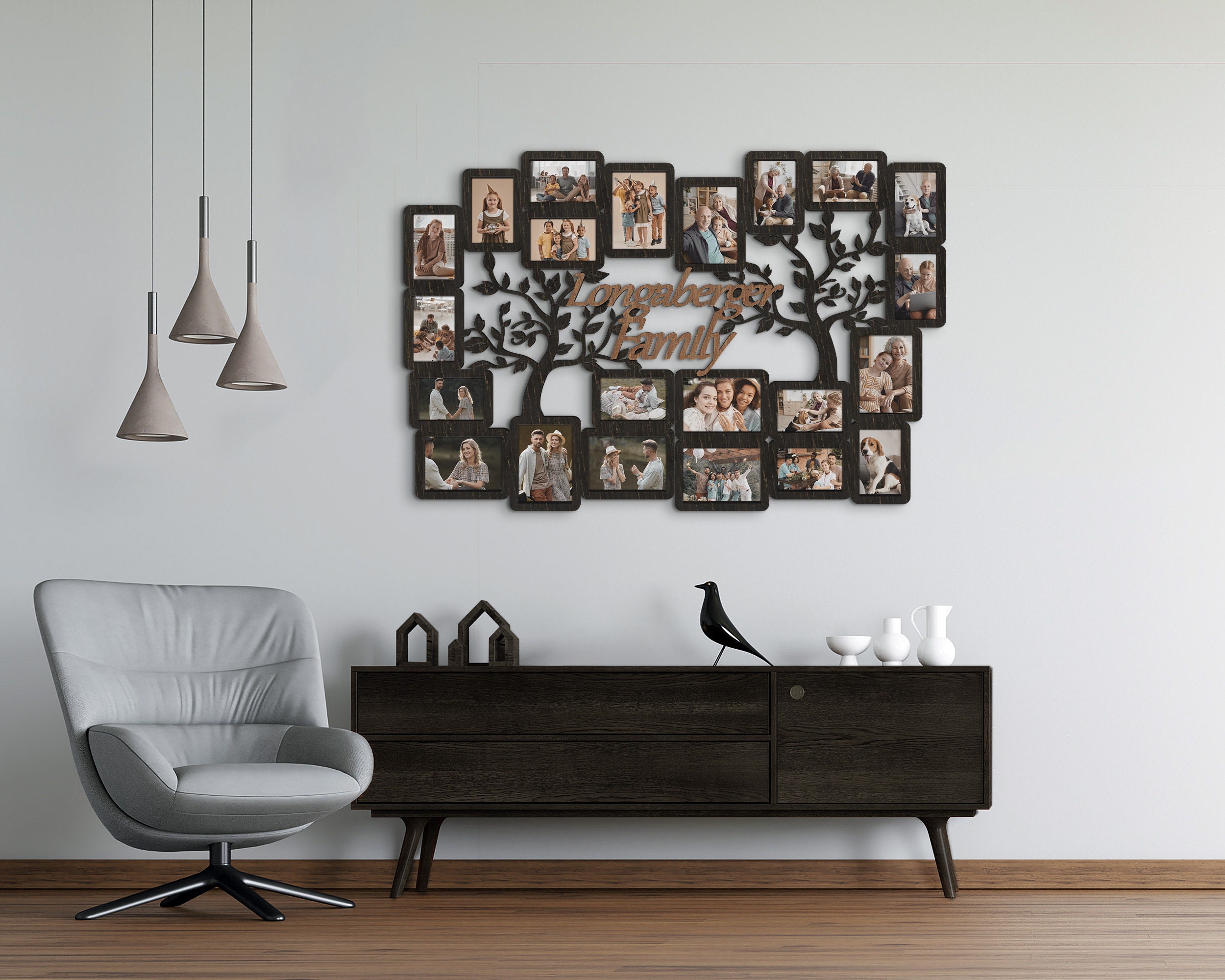 Personalized Family Picture Frame Collage Custom Photo Frame Etsy