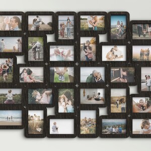 Big Family Picture Frame Collage Wall Mounted Photo Collage Multiple ...