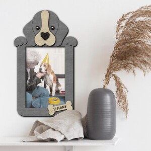 Personalized Beagle Photo Frame Custom Home Decor for Dog Mom & Dad Dog ...