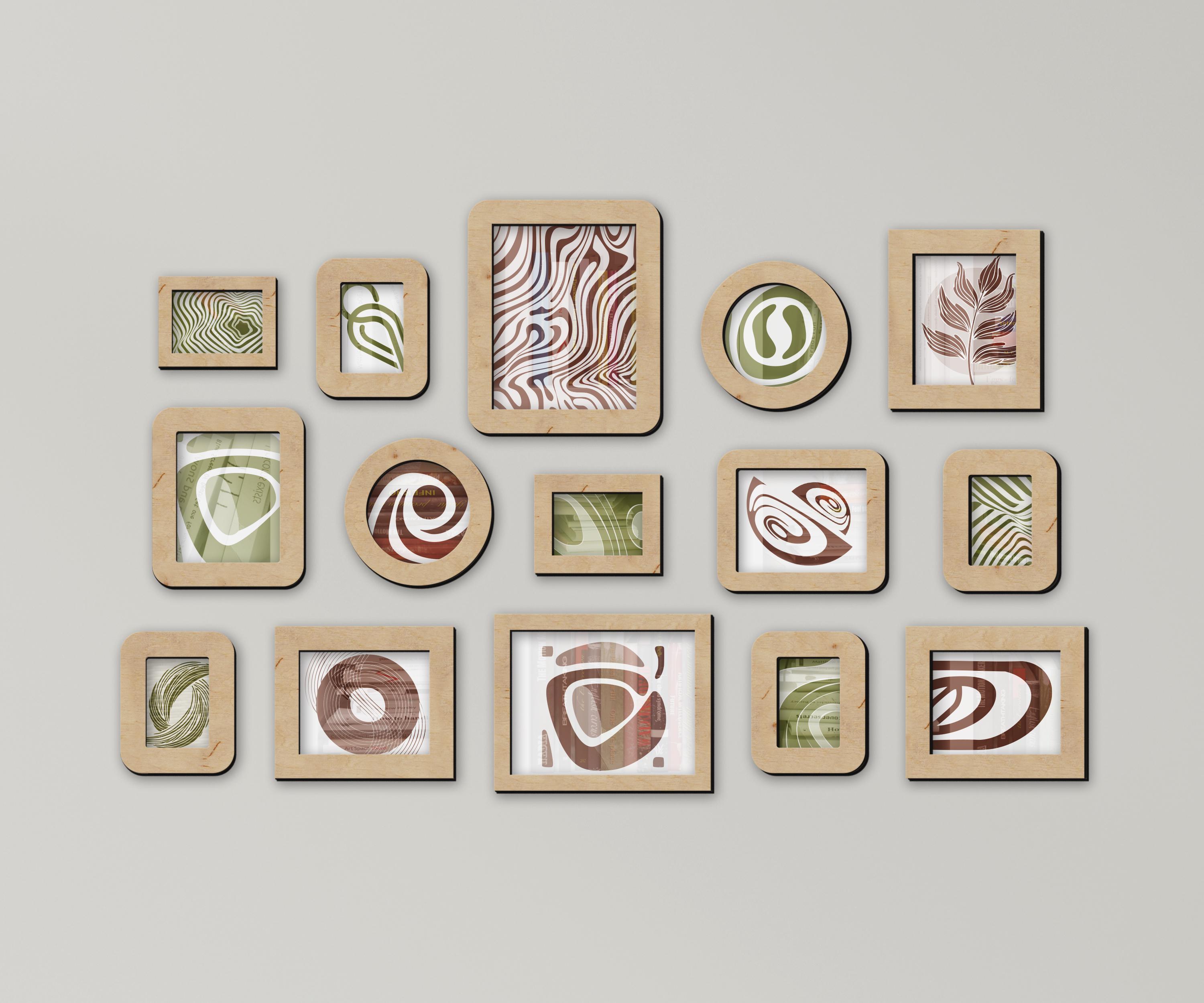 Bookworm Frame Reading Room Gallery Wall Frame Set – Custom Large Picture Frames for ...