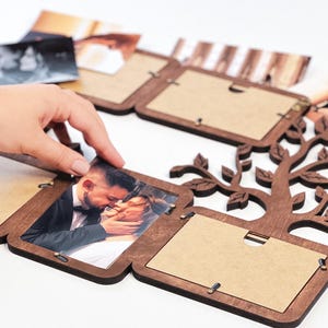 Frame picture frames wall photo M-size Family tree collage Collage picture frame Bilderrahmen collage Photo collage frame Wooden family tree