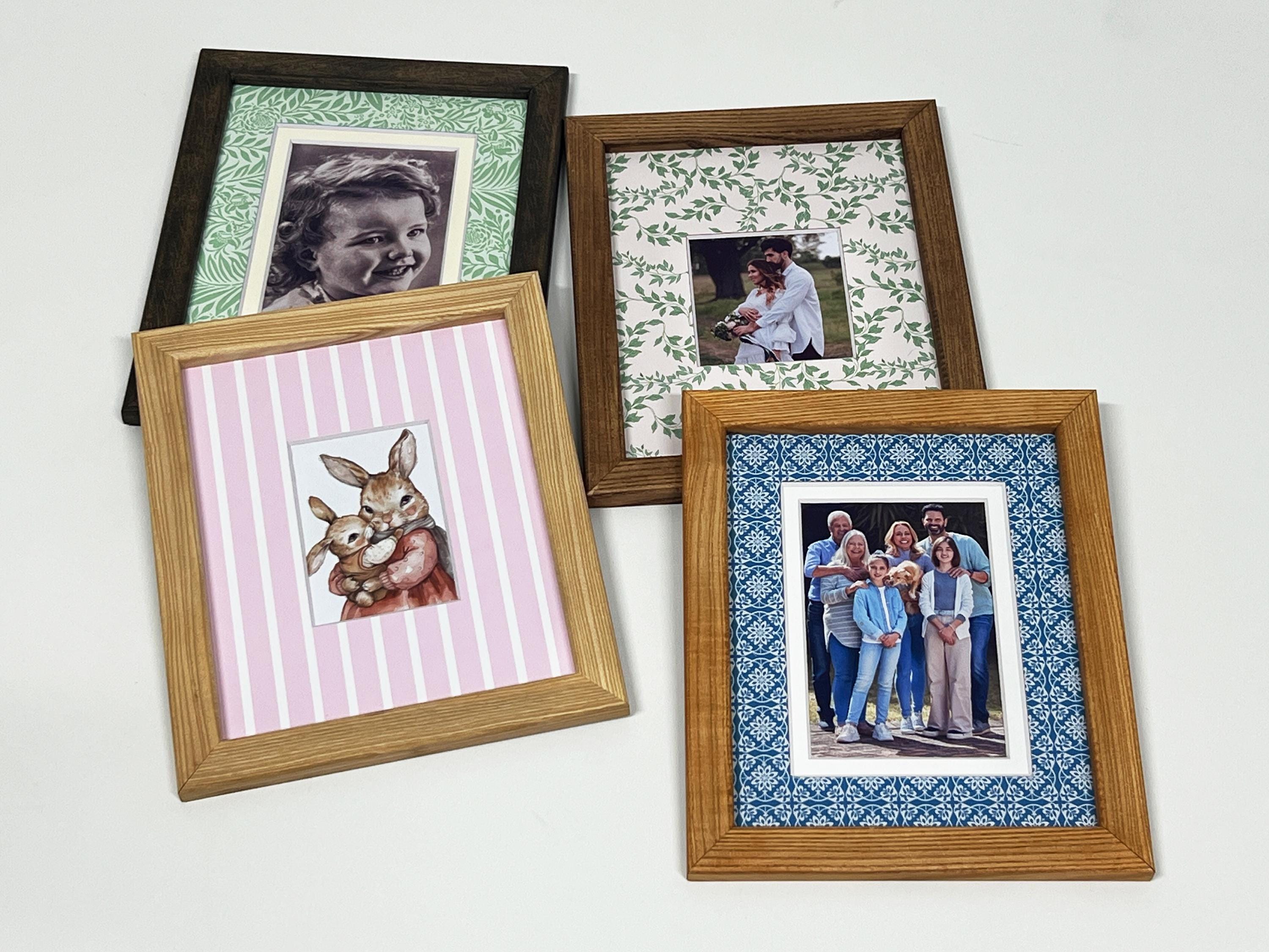 Custom Vintage Pattern Photo Frame Mat Board - Decorative Picture ...