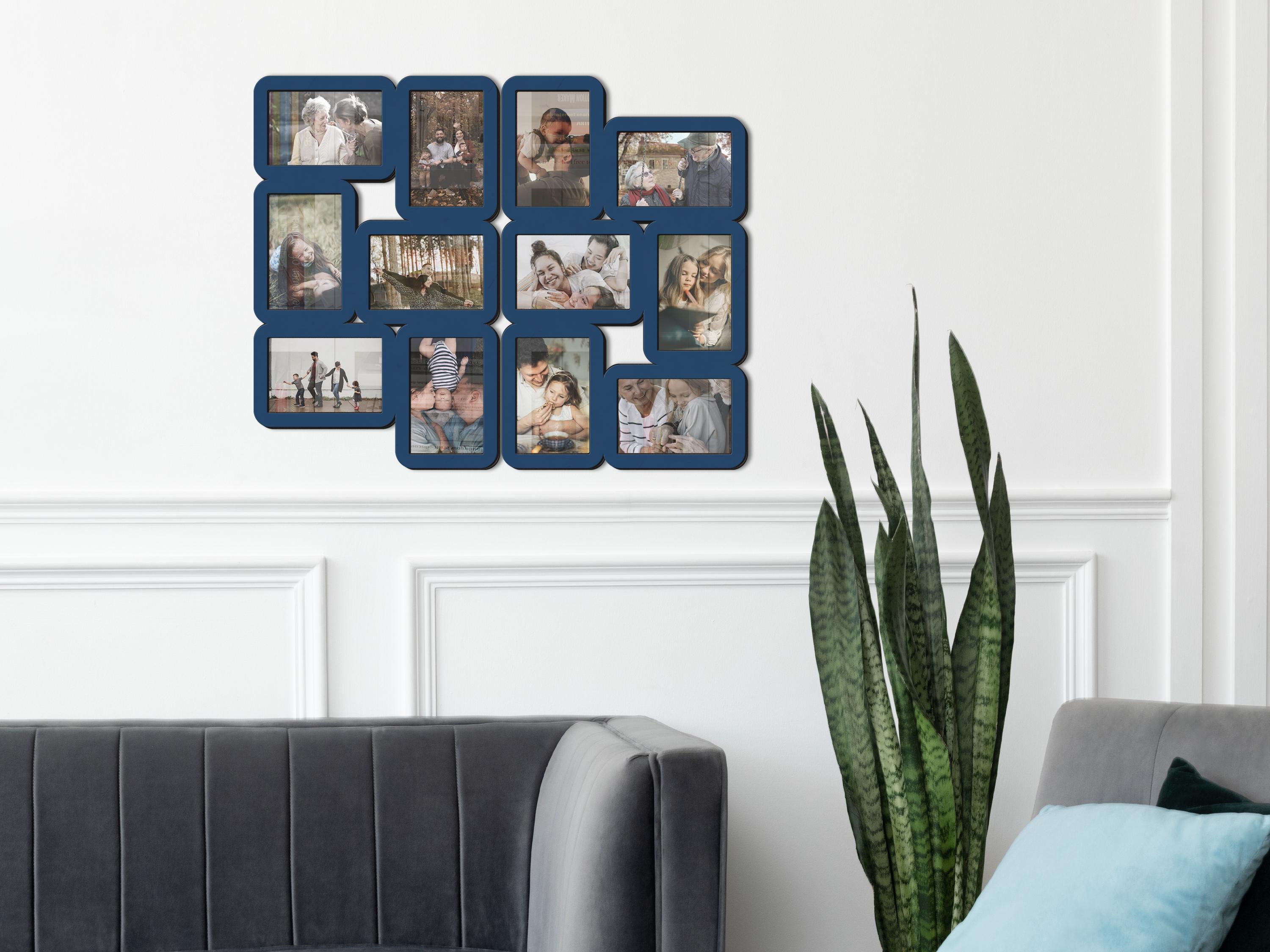 Big Family Picture Frame Collage Wall Mounted Photo Collage Multiple ...