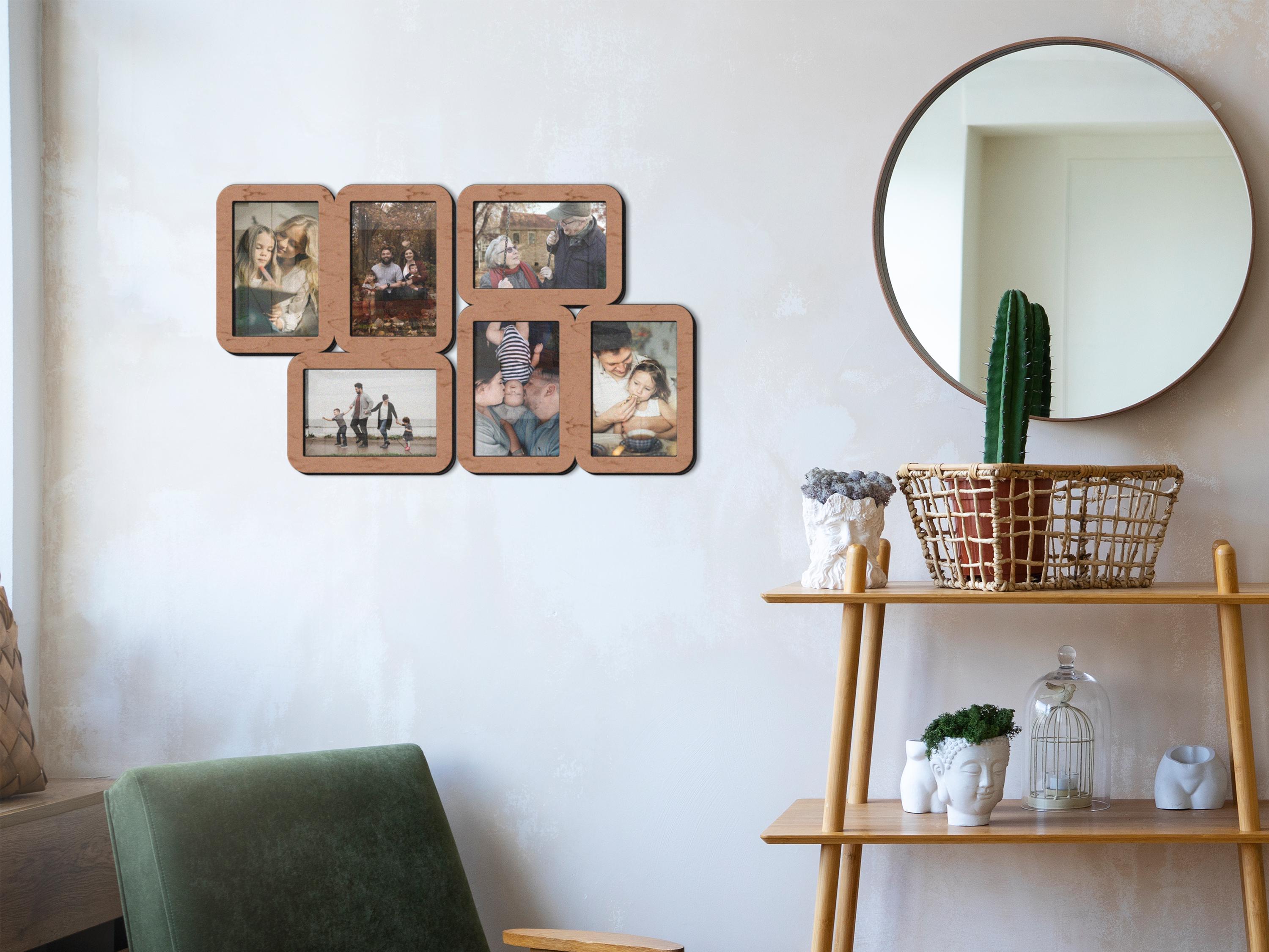 Big Family Picture Frame Collage Wall Mounted Photo Collage Multiple ...