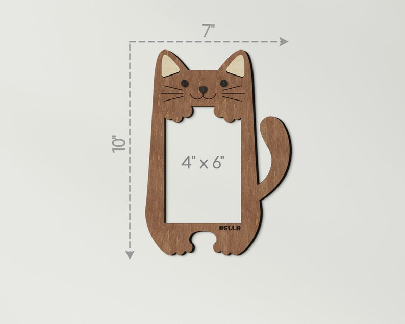 Personalized Cat Picture Frame Valentines Day Frame Custom Etsy