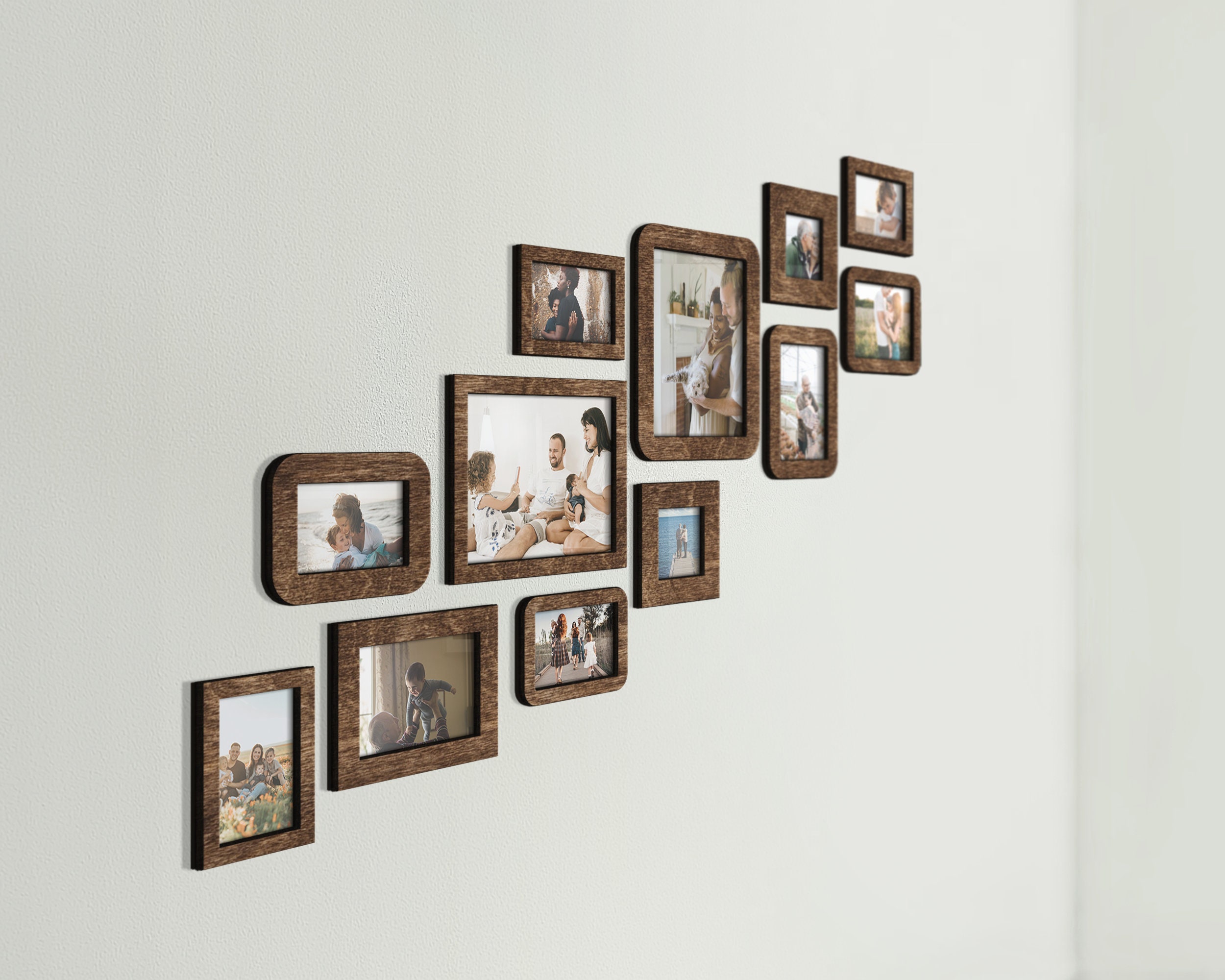 Photo Picture Wall Frame Set Gallery Stairs Décor Frames Modern 12
