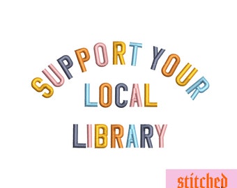 Local Library support embroidery design files