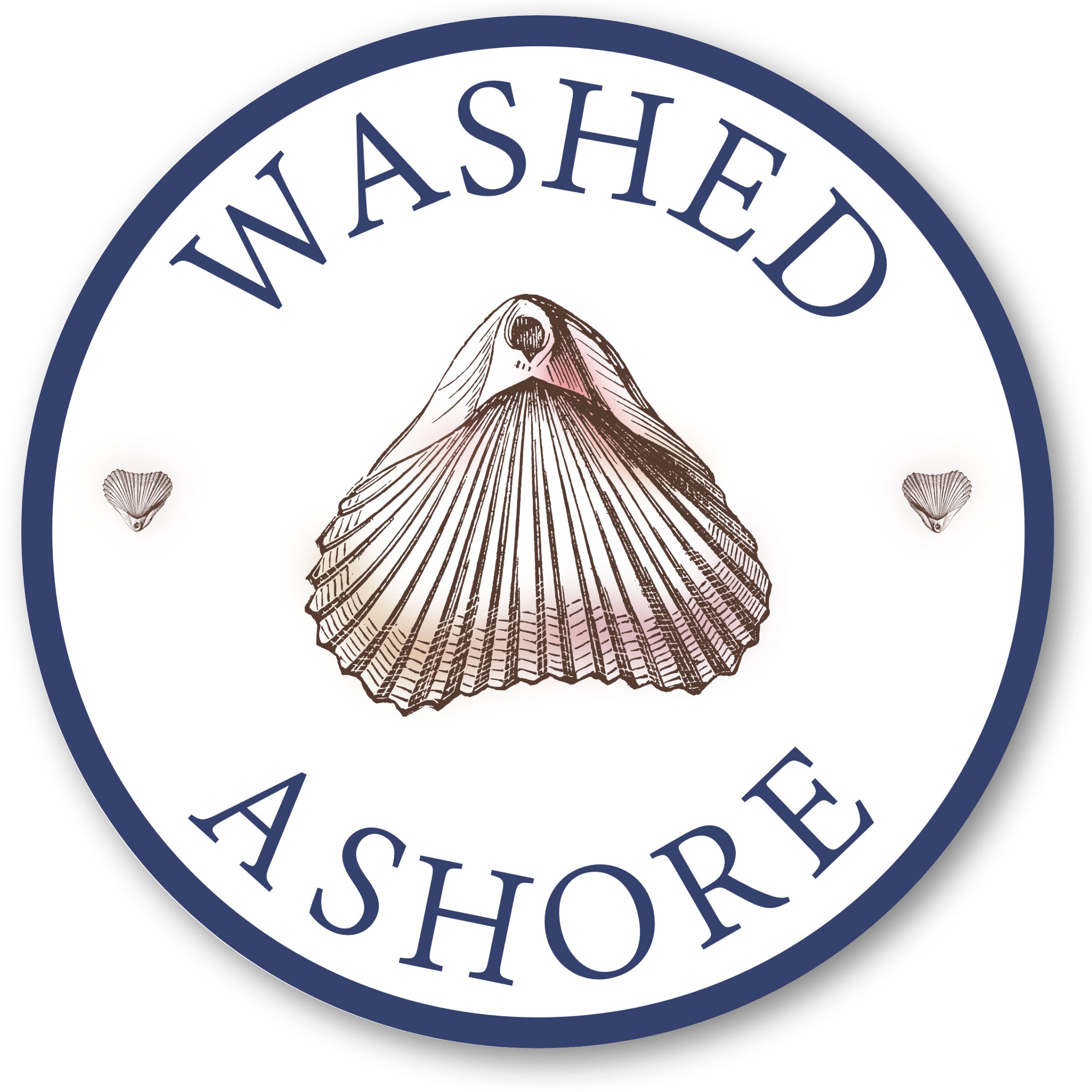 Seashell Personalised Beach House Name Number Address Plaque Etsy