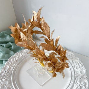Gold Laurel Crown - Unique Greek Goddess Headpiece