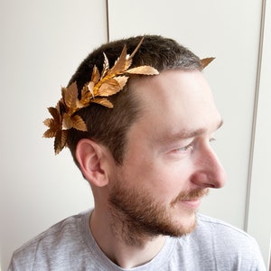 Grecian Laurel Crown, Gold Greek goddess crown