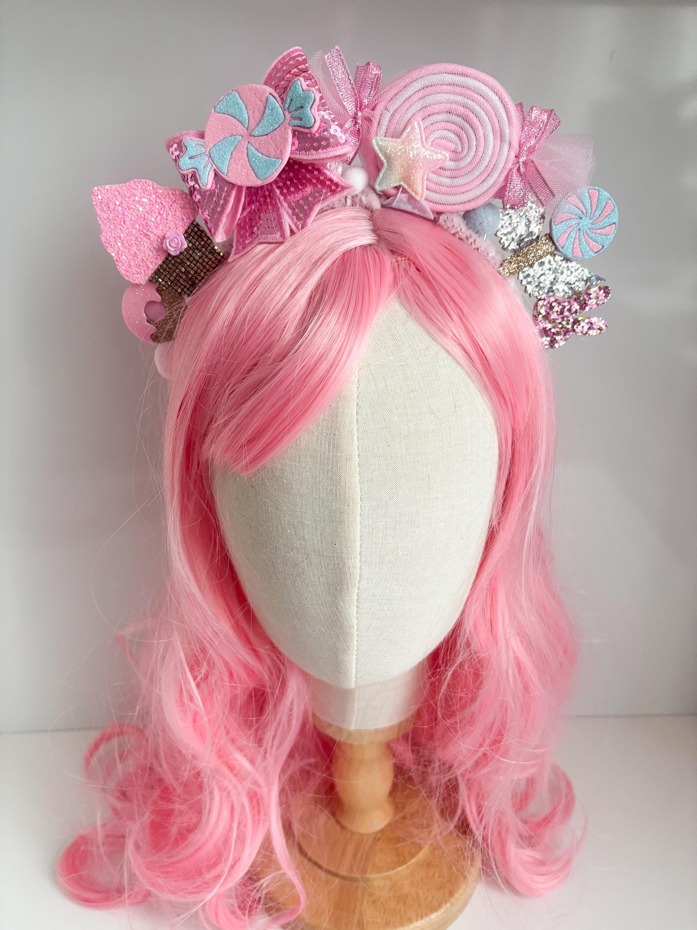 Pink Ice Cream & Candy Headband, Sweets Crown, Food  display picture 1