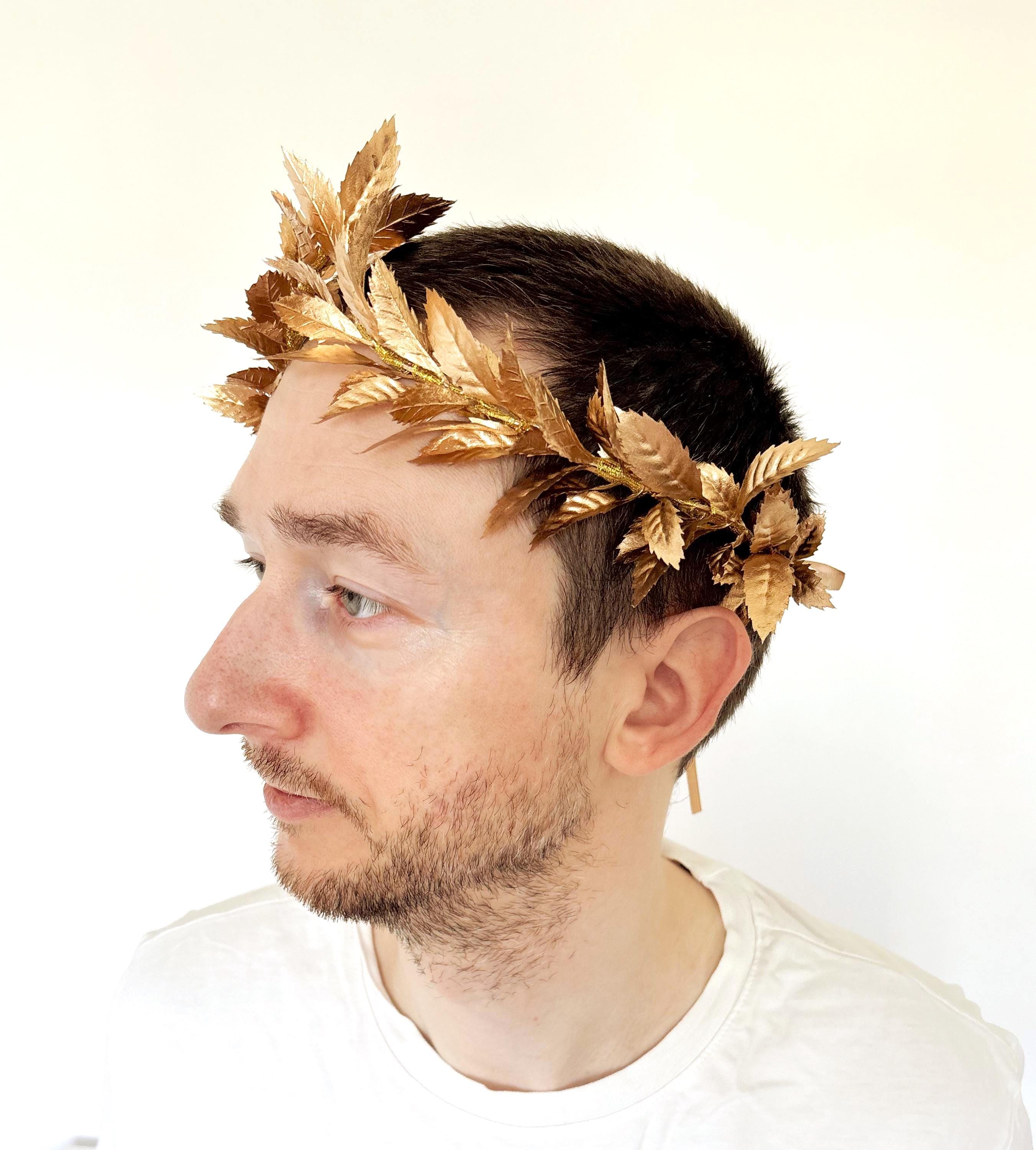 Acute Design Fern Leaf Ro.Gold Crown Headband NEW! Amazon.com: Wecoe 1pc Gold Leaf Headband Headpiece Women  main image 2